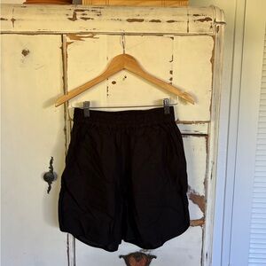 Tradlands Black High Waist Women's Shorts